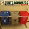PUNTO ECOLOGICO POR TRES CONTENEDORES 35 LITROS