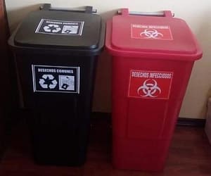 TACHO DE RECICLAJE CON RUEDAS TAPA PLANA 75 y 120 LITROS