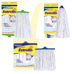 TRAPEADORES CON MANGO DE METAL O MADERA